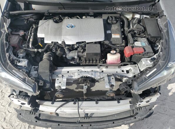 JTDKAMFU9M3138924 2021 TOYOTA PRIUS Silver უკანა სალონის ხედი