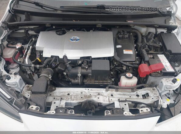 JTDKAMFUXM3129214 2021 TOYOTA PRIUS White Հետևի տեսք
