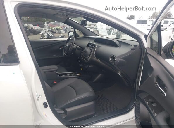 JTDKAMFUXM3129214 2021 TOYOTA PRIUS White Սալոնի դիմացի տեսք