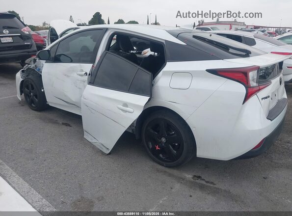 JTDKAMFUXM3129214 2021 TOYOTA PRIUS White Հետևի ձախ