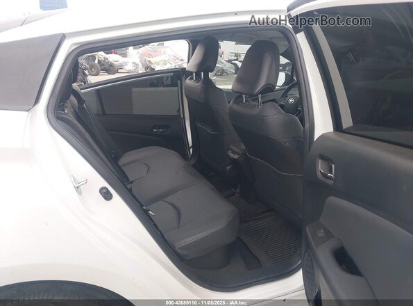 JTDKAMFUXM3129214 2021 TOYOTA PRIUS White VIN կոդի պիտակի տեսք