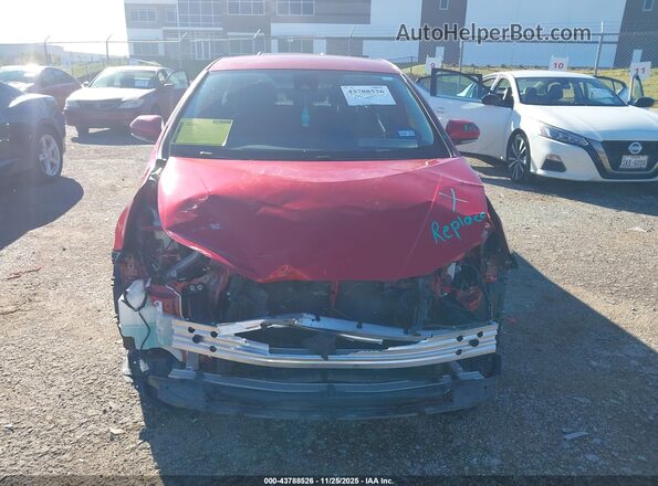 JTDKAMFUXN3180827 2022 TOYOTA LE Красный Вид щитка приборов