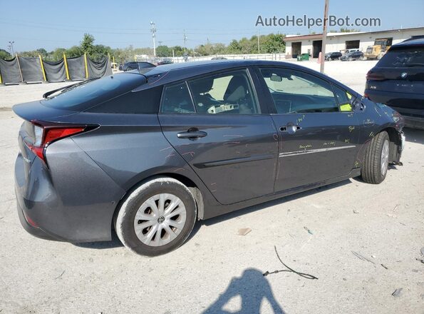 JTDKARFU3L3125873 2020 TOYOTA PRIUS Gray Հետևի աջ