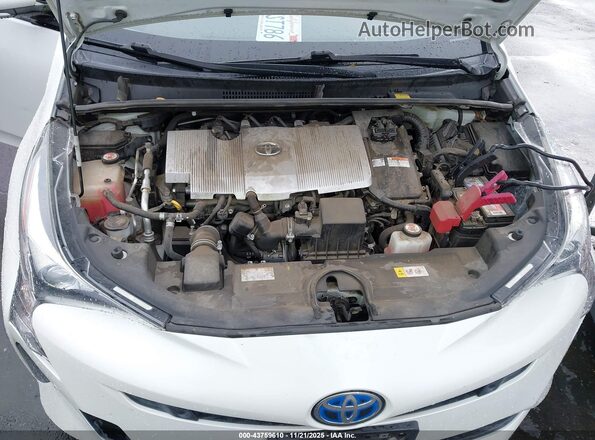 JTDKARFU8H3029485 2017 TOYOTA PRIUS Белый Вид сзади