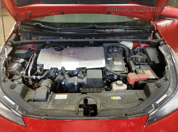 JTDL9MFUXN3031444 2022 TOYOTA LE Red Սալոնի հետևի տեսք