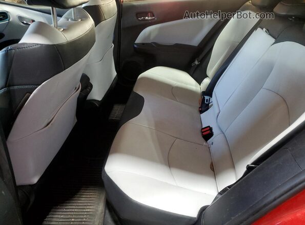 JTDL9MFUXN3031444 2022 TOYOTA LE Red Հետևի նստատեղերի տեսք