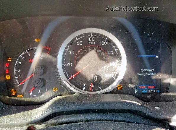 JTDS4MCEXNJ097379 2022 TOYOTA LL Black Вид щитка приладів