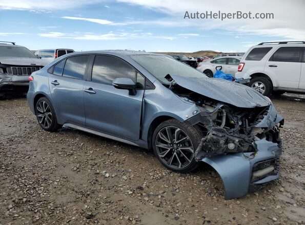 JTDS4RCE9LJ037135 2020 TOYOTA LL Синий Передняя правая четверть