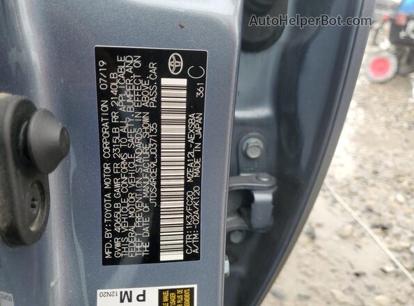 JTDS4RCE9LJ037135 2020 TOYOTA LL Синий Вид подкапотного пространства