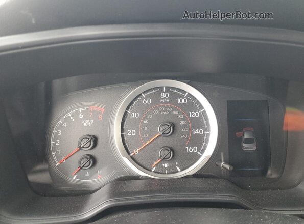 JTDS4RCE9LJ037135 2020 TOYOTA LL Синий Вид щитка приборов