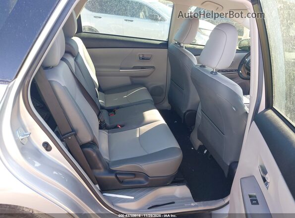 JTDZN3EUXGJ044128 2016 TOYOTA PRIUS V Silver Vista de la etiqueta del VIN