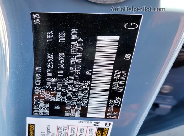 JTEABFAJ2SK038986 2025 TOYOTA LAND Blue 