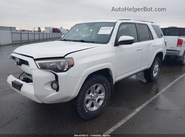 JTEBU5JR7H5447488 2017 TOYOTA 4RUNNER White Vista tres cuartos delantera izquierda