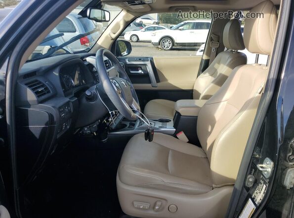 JTEDU5JR3N5257367 2022 TOYOTA 4RUNNER Black Вид салону спереду