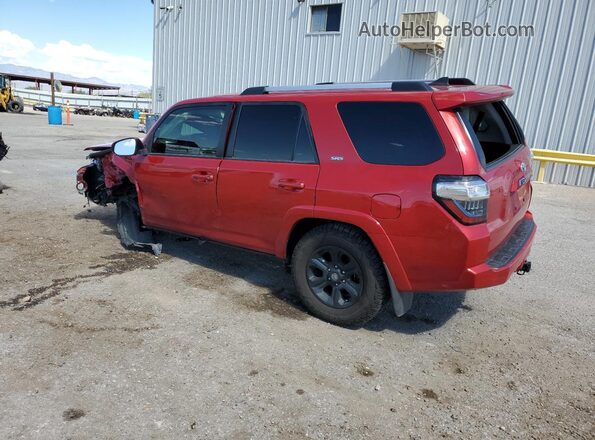 JTEEU5JR8N5255375 2022 TOYOTA 4RUNNER Red Trasero izquierdo