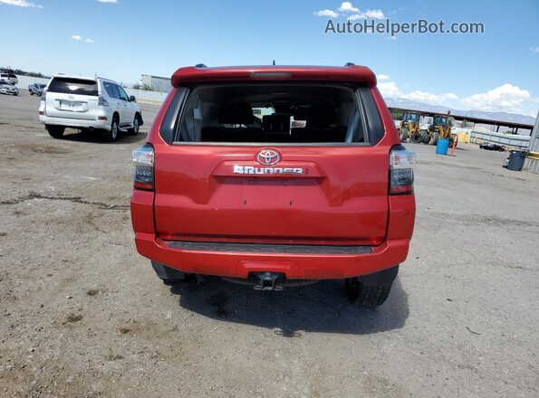 JTEEU5JR8N5255375 2022 TOYOTA 4RUNNER Red Vista trasera