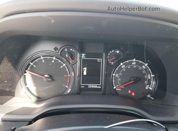 JTEEU5JRXR5310625 2024 TOYOTA 4RUNNER Black Вид щитка приладів
