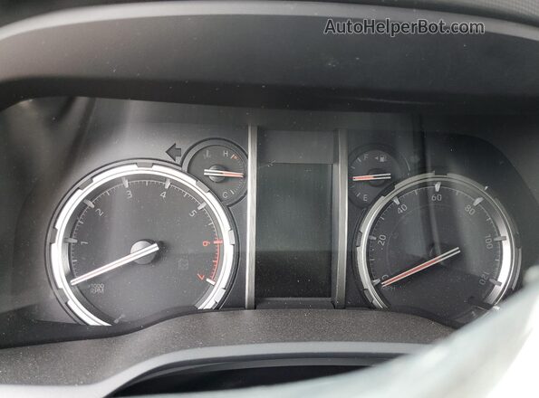 JTERU5JR3N6077631 2022 TOYOTA 4RUNNER Серый Вид щитка приборов