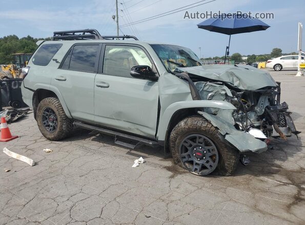 JTERU5JR7P6129247 2023 TOYOTA 4RUNNER Green Передня права чверть