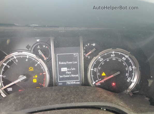 JTERU5JR7P6129247 2023 TOYOTA 4RUNNER Green Вид щитка приладів