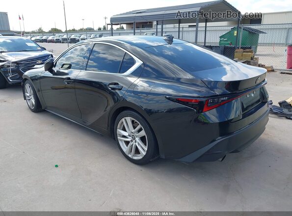 JTHAA1D26M5116295 2021 LEXUS IS 300 Black Tył lewy