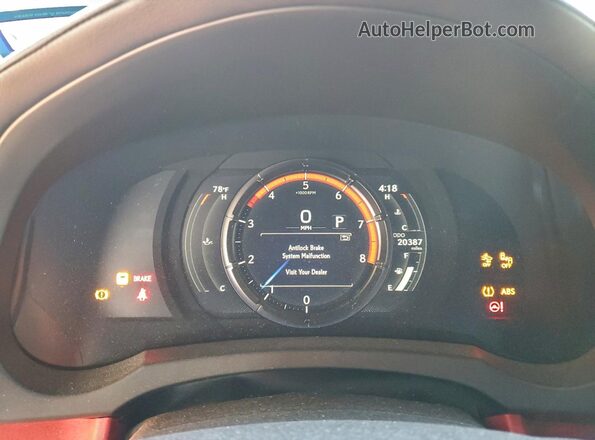 JTHAP1D20S5007245 2025 LEXUS IS Gray Widok zestawu wskaźników
