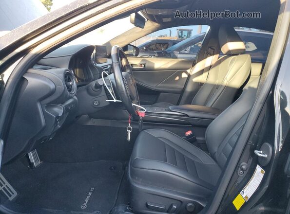 JTHAP1D24R5006187 2024 LEXUS IS Черный Вид салона спереди