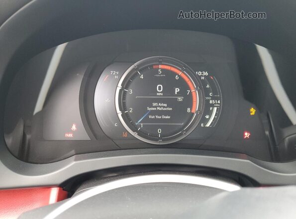 JTHAP1D26R5006854 2024 LEXUS IS White Instrument cluster view