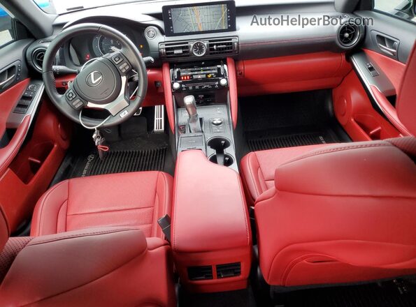 JTHAP1D26R5006854 2024 LEXUS IS White Dashboard view
