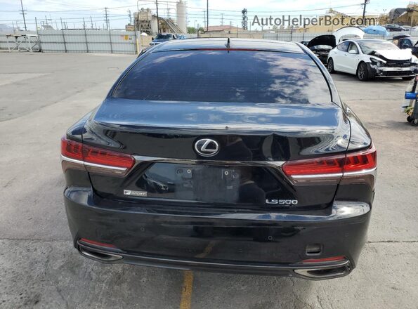 JTHB51FF0J5000529 2018 LEXUS LS Black უკანა ხედი