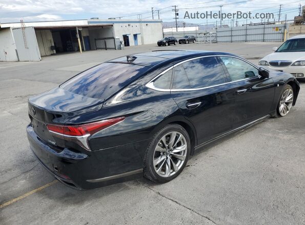 JTHB51FF0J5000529 2018 LEXUS LS Black უკანა მარჯვენა