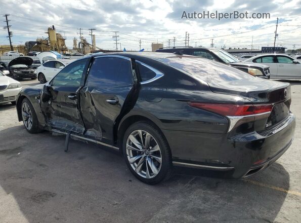 JTHB51FF0J5000529 2018 LEXUS LS Black უკანა მარცხენა