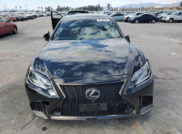 JTHB51FF0J5000529 2018 LEXUS LS Black წინა ხედი
