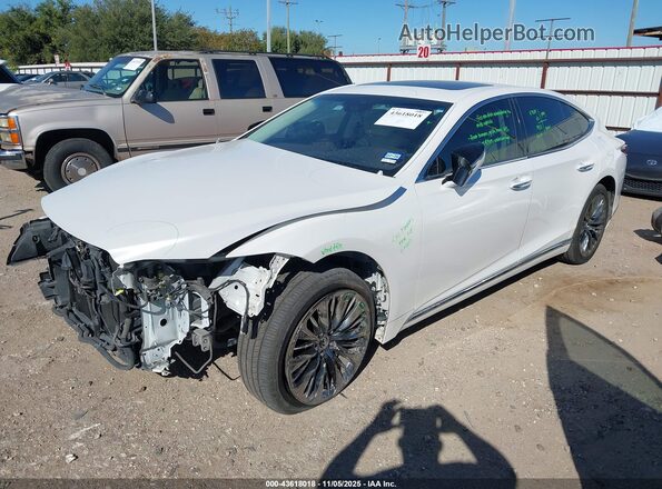 JTHB51FF0J5004662 2018 LEXUS LS 500 Белый Передняя левая четверть