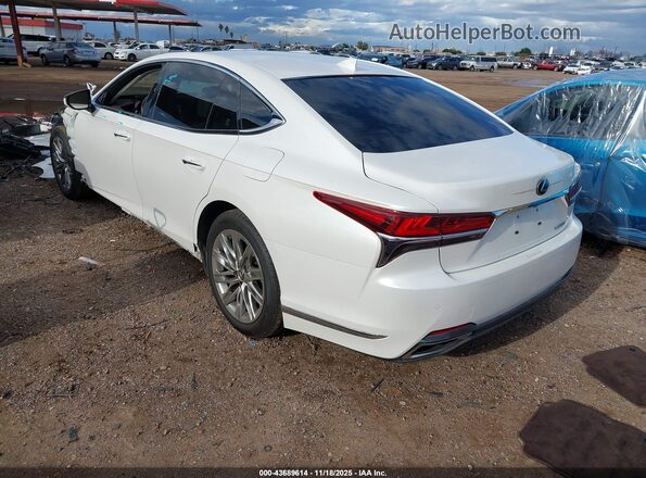 JTHB51FFXJ5000683 2018 LEXUS LS 500 White უკანა მარცხენა