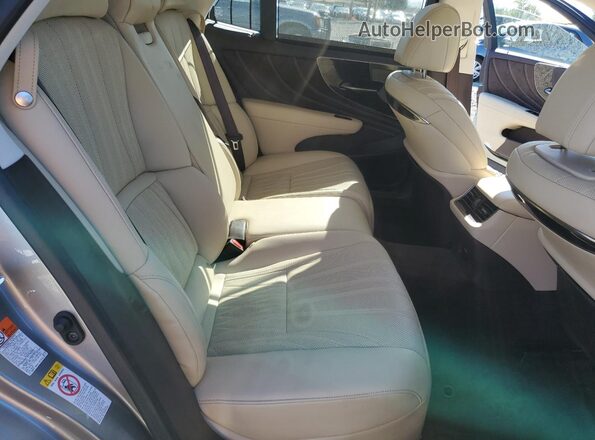 JTHB5LFF1J5004391 2018 LEXUS LS Silver Вид задніх сидінь