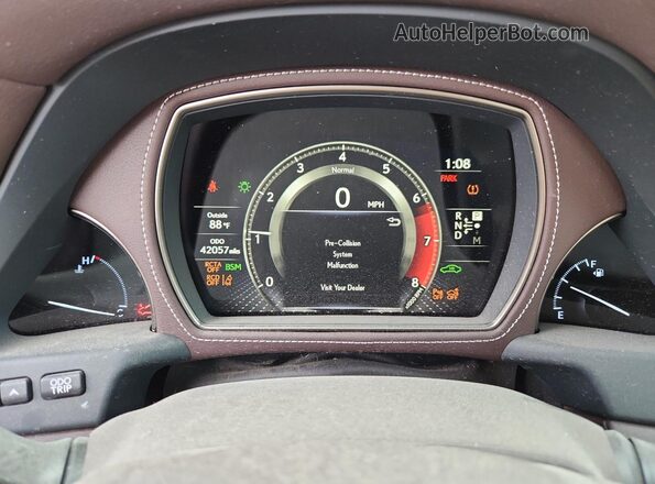 JTHB5LFF7J5003830 2018 LEXUS LS Бежевый Вид щитка приборов