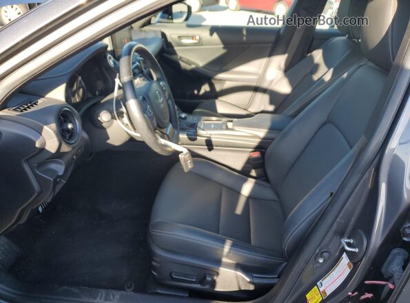 JTHB81F22R5053068 2024 LEXUS IS Gray Widok wnętrza z przodu