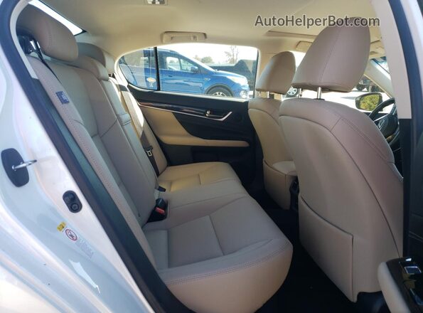 JTHBA1BL6HA005050 2017 LEXUS GS White Հետևի նստատեղերի տեսք