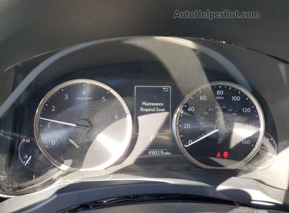 JTHBA1D20K5092741 2019 LEXUS IS White Widok zestawu wskaźników