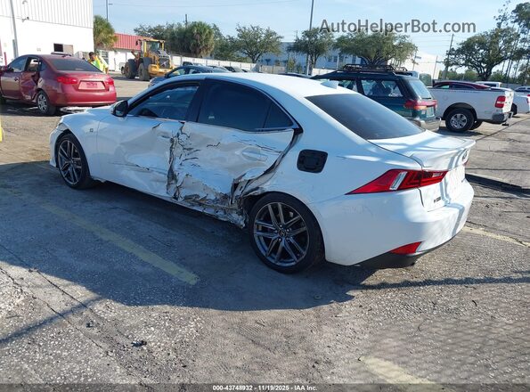 JTHBA1D21G5005274 2016 LEXUS IS 200T Белый Задняя левая четверть