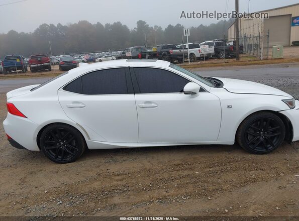 JTHBA1D23H5045700 2017 LEXUS IS 200T White Вид задньої частини салону