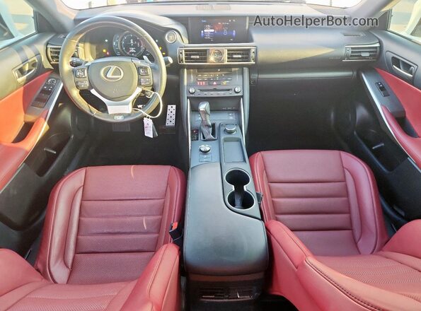 JTHBA1D24K5087011 2019 LEXUS IS White წინა პანელის ხედი