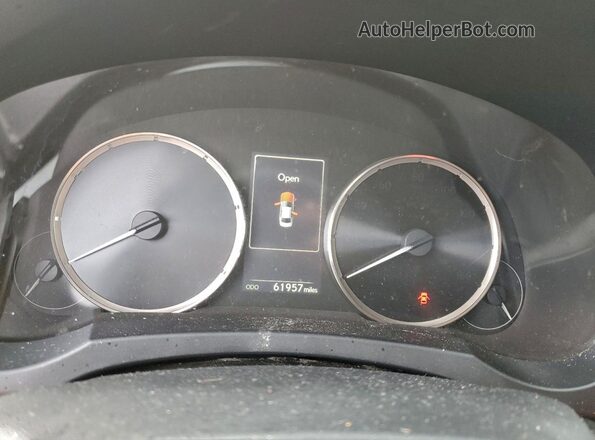 JTHBA1D24K5098218 2019 LEXUS IS White ხელსაწყოთა პანელის ხედი