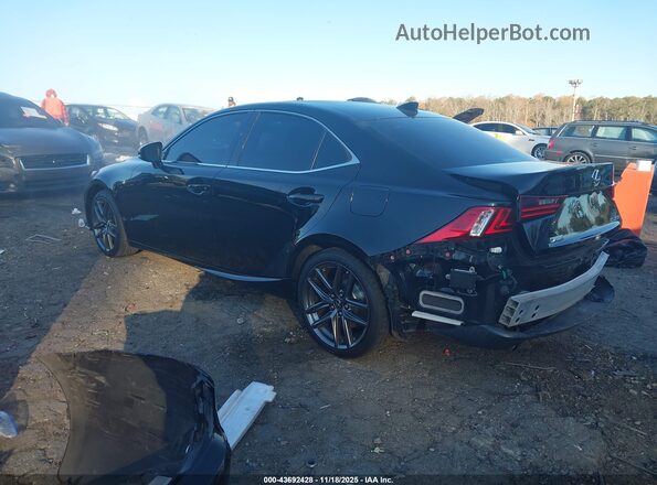 JTHBA1D25G5015791 2016 LEXUS IS 200T Black Задня ліва чверть