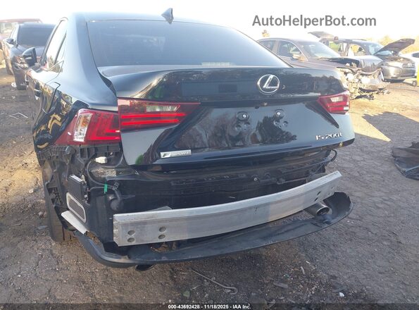 JTHBA1D25G5015791 2016 LEXUS IS 200T Black Вид спереду