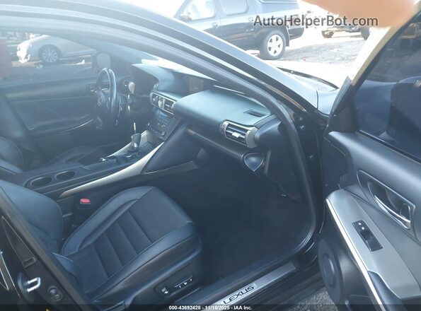 JTHBA1D25G5015791 2016 LEXUS IS 200T Black Вид салону спереду