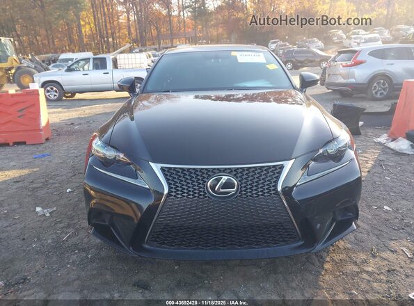 JTHBA1D25G5015791 2016 LEXUS IS 200T Black Вид задньої частини салону