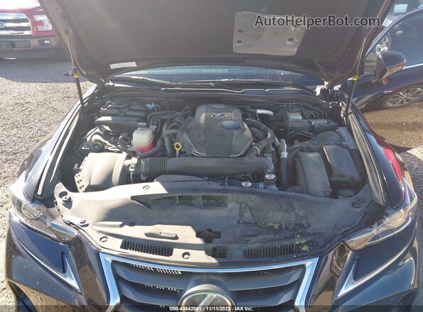 JTHBA1D25H5045553 2017 LEXUS IS 200T Black Հետևի տեսք
