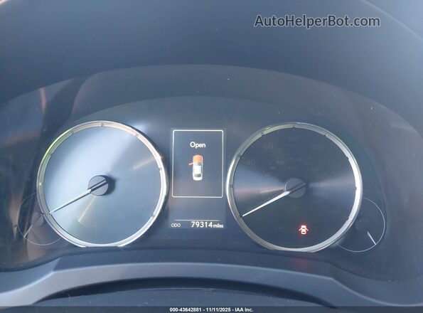 JTHBA1D25H5045553 2017 LEXUS IS 200T Black Հետևի նստատեղերի տեսք